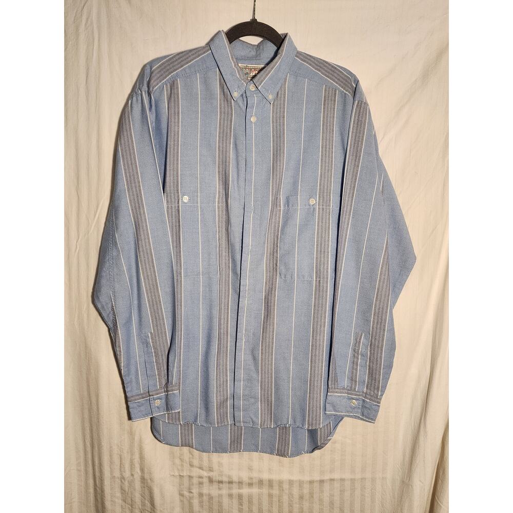Vintage Levi's Blue Unisex Flannel Button Up Long Sleeve Shirt
